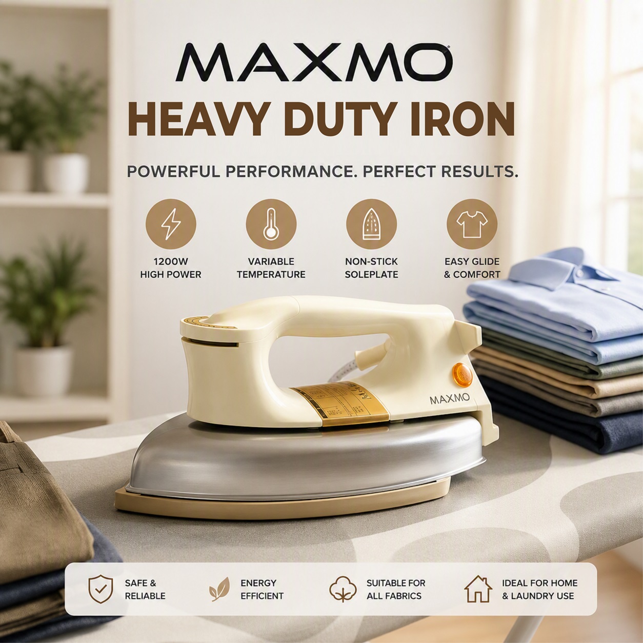 IRNNl-DSD-17 Maxmo Heavy-Duty Iron